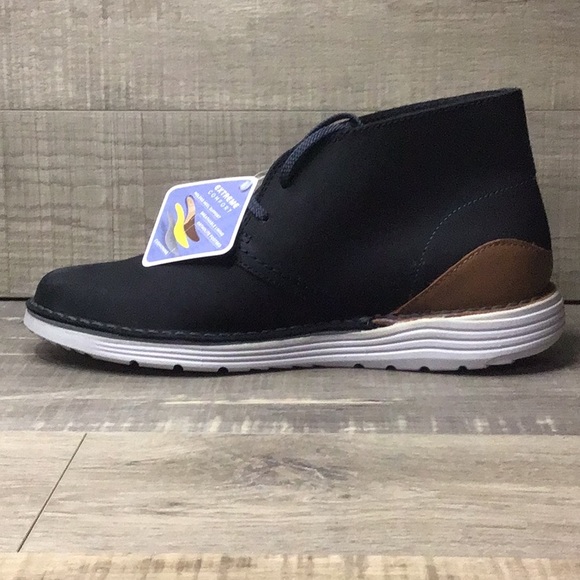 Clarks - Brahnz Mid Navy Nubuck - Picture 3 of 6